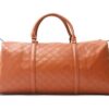 BROWN LEATHER DUFFLE BAG