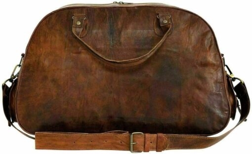 rustic town Handmade Leather Duffle Bag | Full Grain Leather