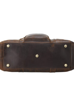 Leather Duffle Travel Bag